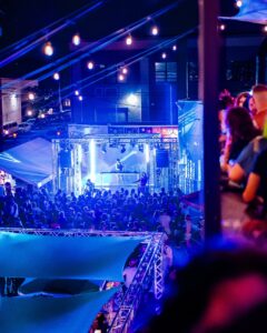 Outside Portland venue of Wonderlove.